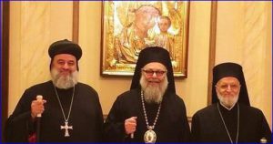 Patriarchs John X of the Greek Orthodox Church of Antioch,